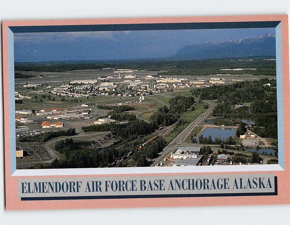 Postcard Elmendorf Air Force Base Anchorage Alaska USA