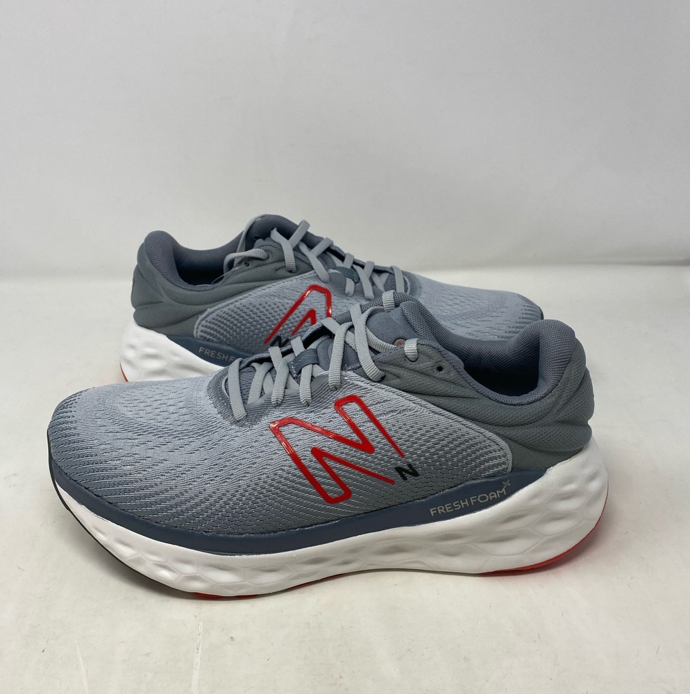 New Balance Fresh Foam X 840V1 Men’s Running Shoes Grey/Red Size 10 2E Wide