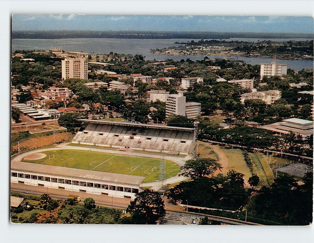 Postcard Aerial View  Stade d'Abidjan Abidjan Côte d’Ivoire