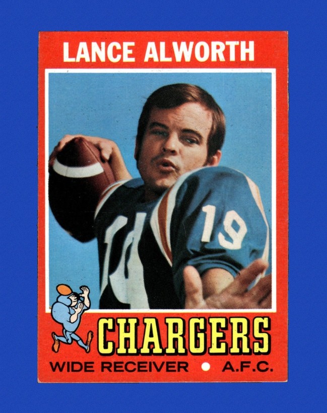 1971 Topps Set-Break # 10 Lance Alworth EX-EXMINT *GMCARDS*Consign with Greg Morris Cards
