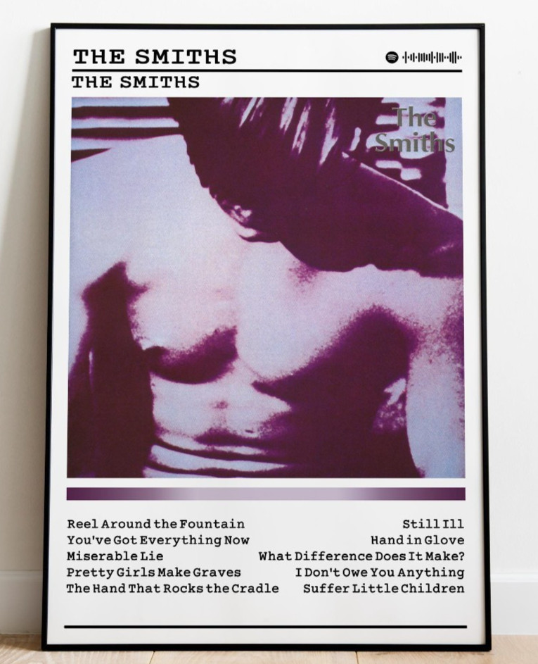 The Smiths Album Poster 24x36 Rock Music Wall Art Unframed