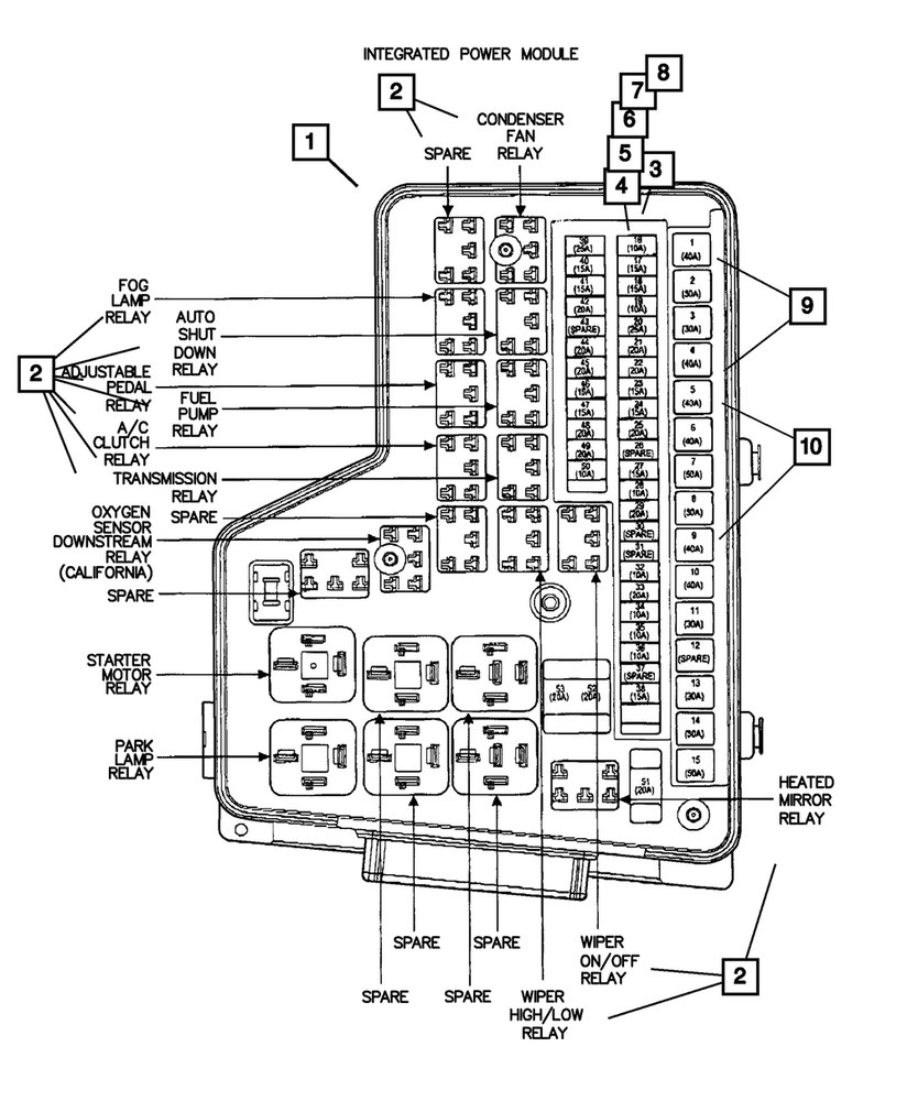 Genuine Mopar Totally Integrated Power Module 56049888AR