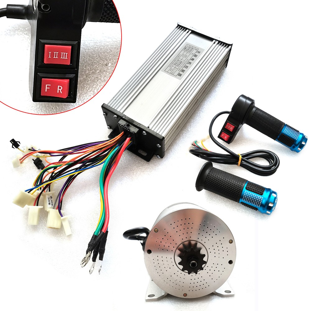 60V 2000W BLDC Motor Kit And Brushless Controller Fits Electric Scooter Go Kart