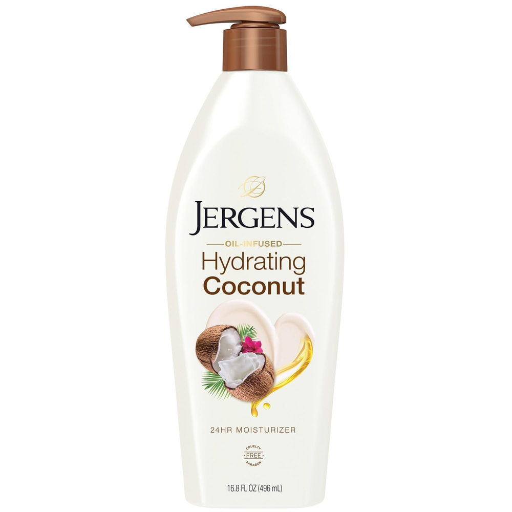 Hydrating Coconut Body Lotion, Hand and Body Moisturizer, Infused with Coconut O