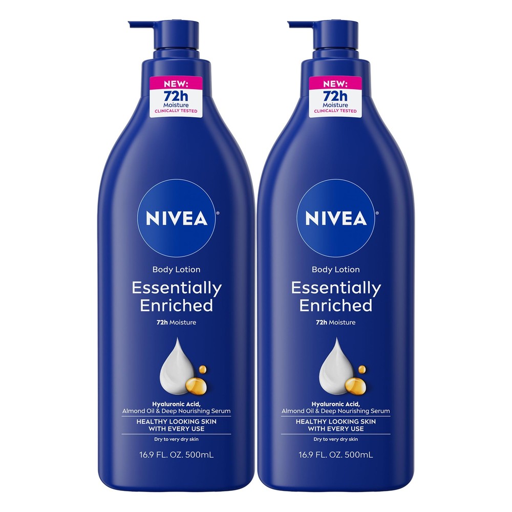 Essentially Enriched Body Lotion for Very Dry Skin with Hyaluronic Acid, Almo...