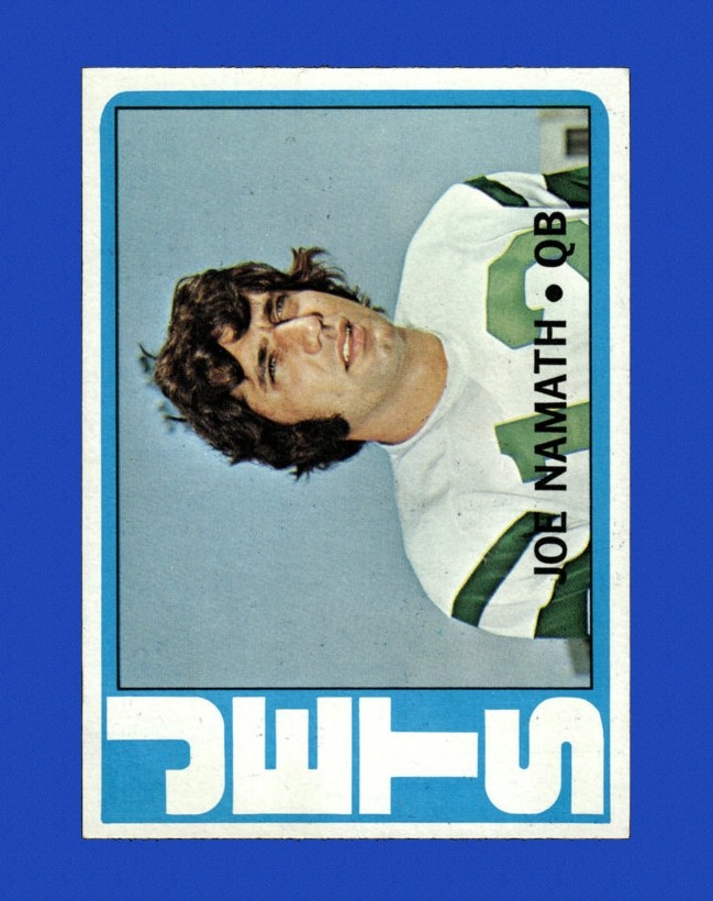 1972 Topps Set-Break #100 Joe Namath EX-EXMINT *GMCARDS*Consign with Greg Morris Cards