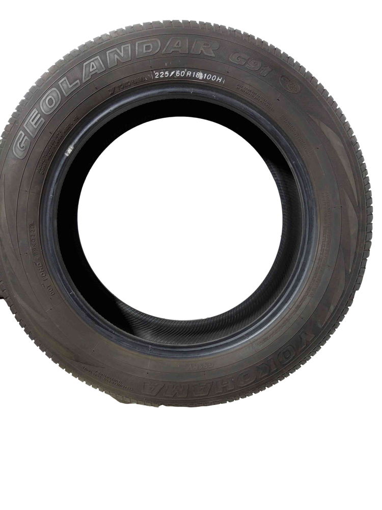 P225/60R18 Yokohama Geolandar G91 100 H Used 7/32nds