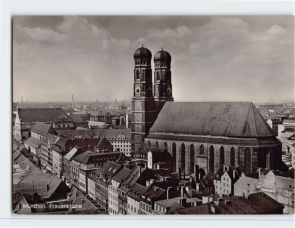 Postcard Frauenkirche Munich Germany