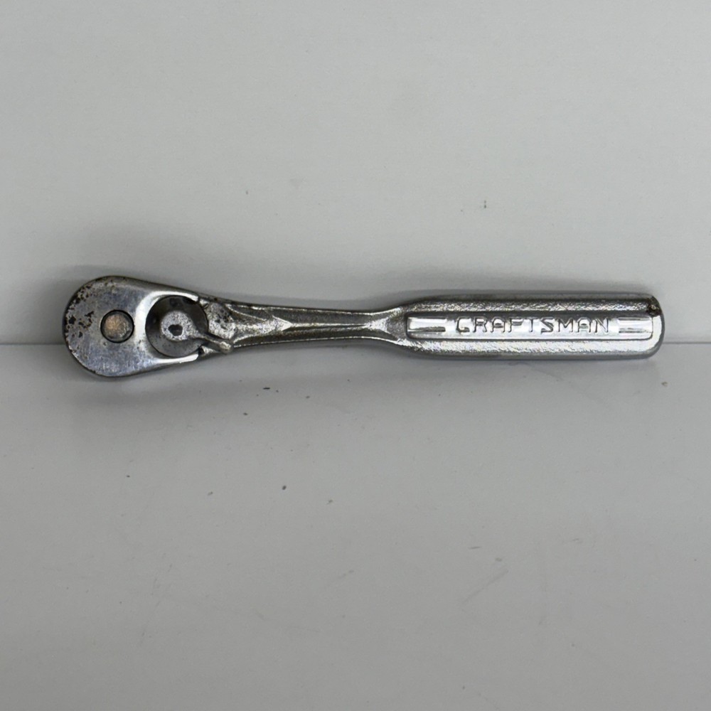 Vintage Craftsman 43785 3/8 Drive Ratchet USA Socket Wrench