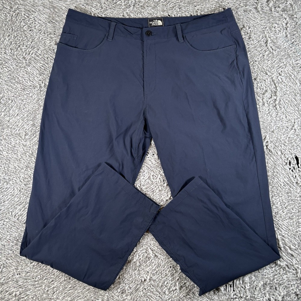 The North Face Sprag 5 Pocket Pants Mens Size 38 Navy Blue Stretch Utility Hiker