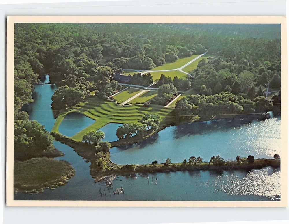 Postcard Aerial View Middleton Place Charleston South Carolina USA