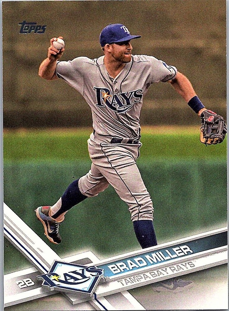 2017 Topps #356 Brad Miller Tampa Bay Rays