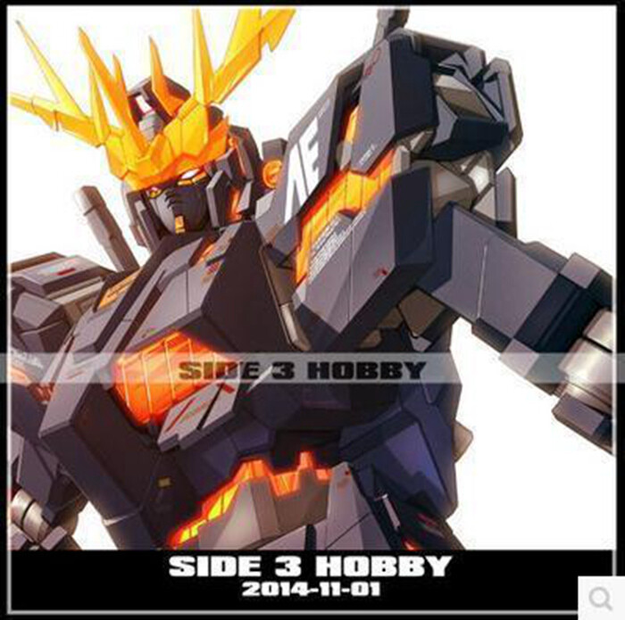 Detail Up Metal Parts Set MG 1/100 RX-0 Unicorn 02 Banshee GDM Model Kit Blue