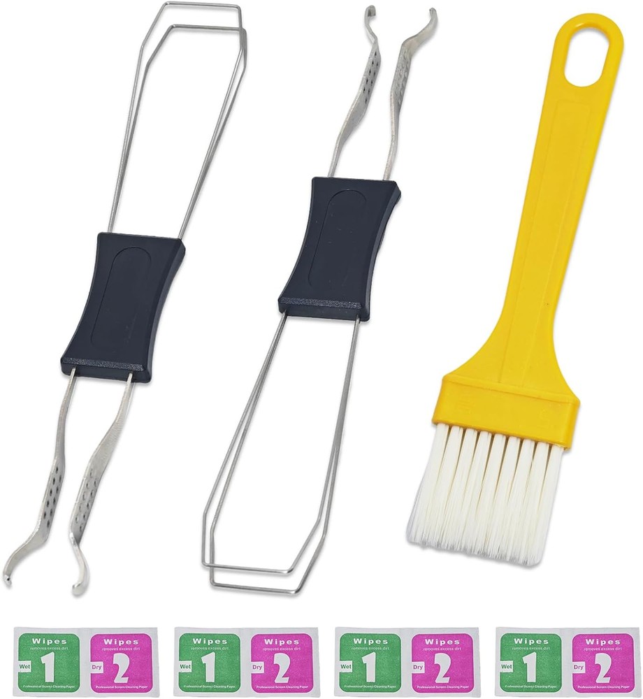 Keycap Puller Switch Pluller with Keyboard Cleaning Brush for Black