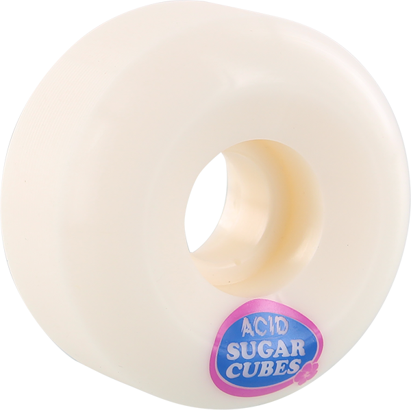 ACID TYPE A SIDECUT SUGAR CUBES 54mm 99a WHITE WHEELS SET-image
