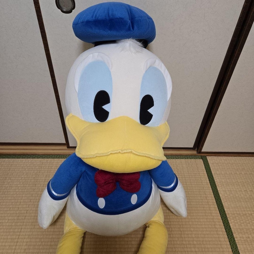 Mega-size Donald Duck plush toy #0b7cef