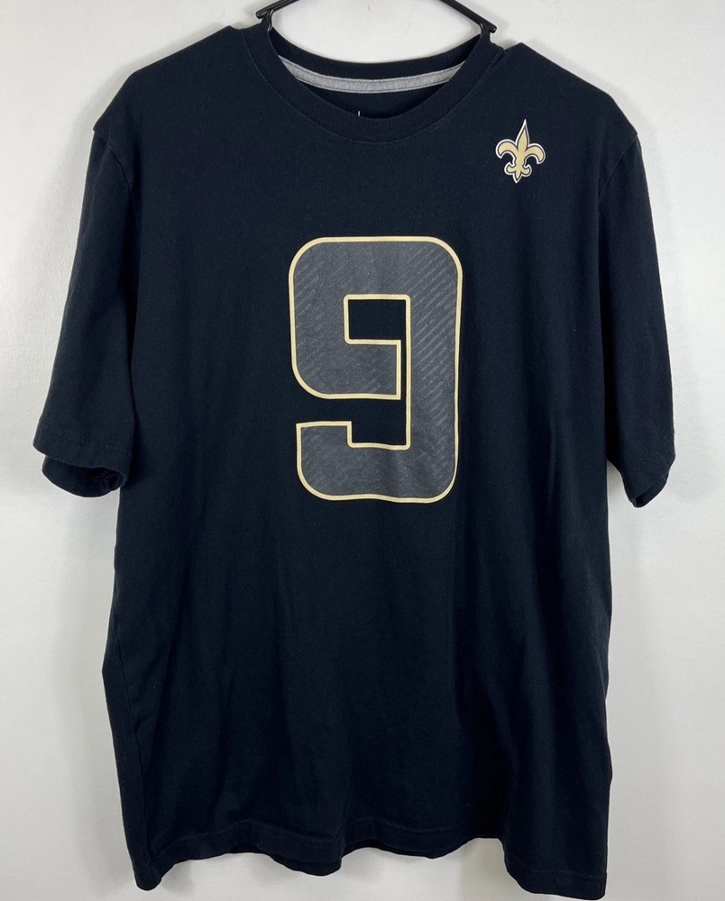 Drew Brees New Orleans Saints #9 NFL Jersey T-Shirt by Nike for Adults Size XL