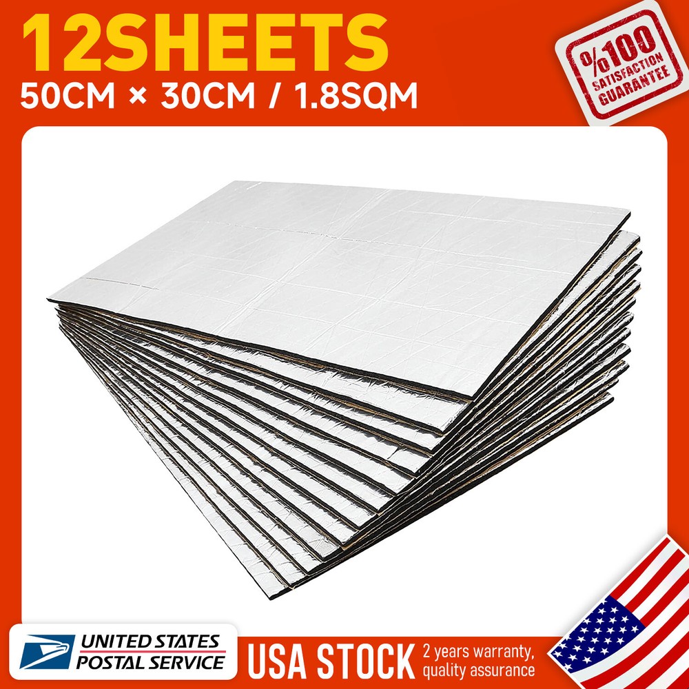 Durable New Car Floor Sound Deadener Self-adhesive Insulation Noise Reduce Mat
