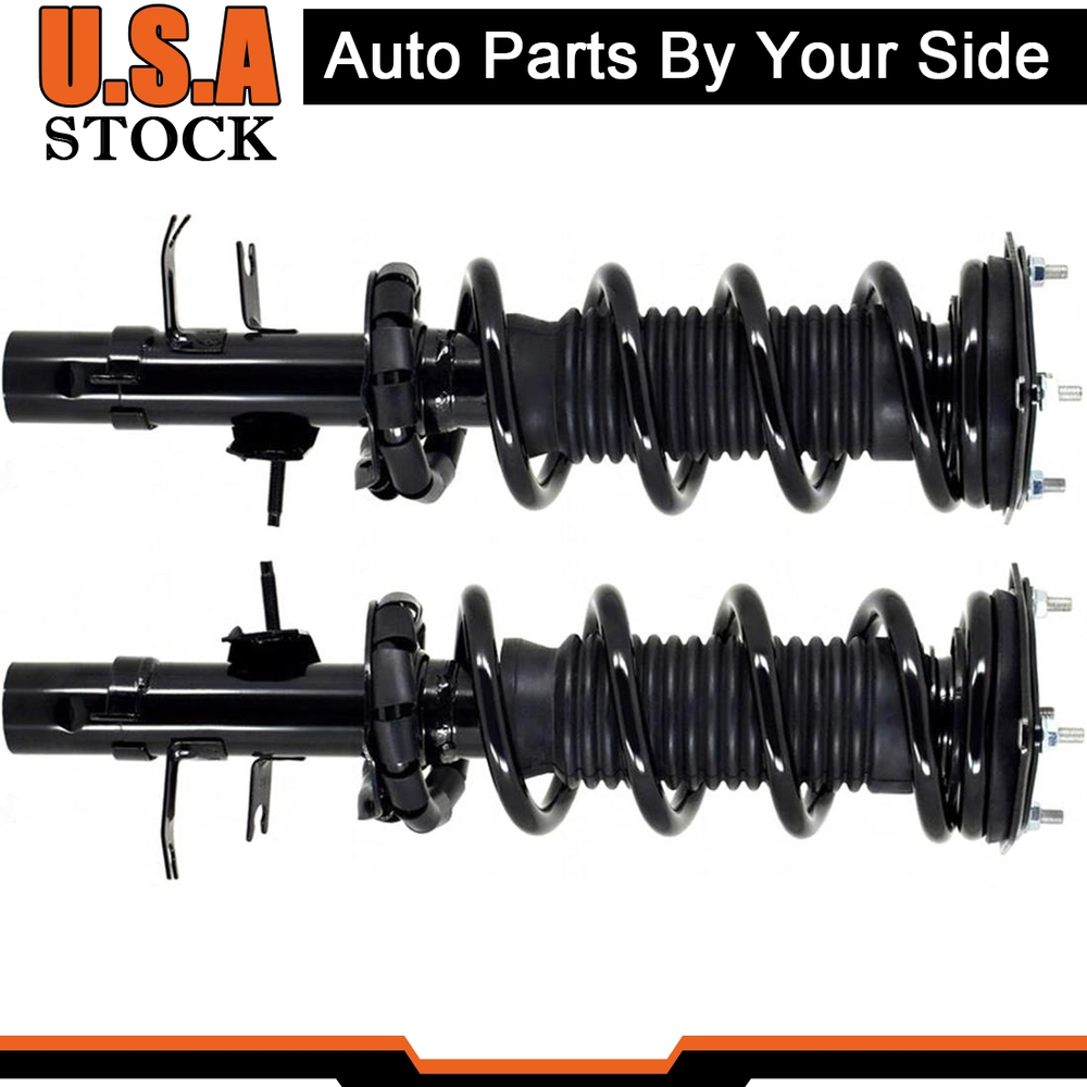 Front Struts & Sway Bar For 2009-2013 Infiniti G37 3.7L Coupe 4X4_