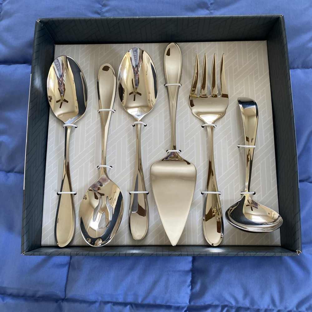 Mikasa BRAVO Stainless Steel 6 Piece Serving Set - NEW