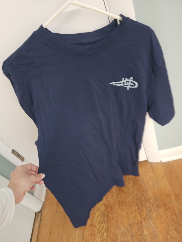 NWT Men’s Reel Life Navy Blue T-shirt Size L
