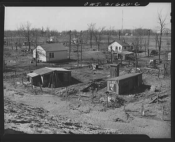 Photo:Detroit Michigan 1940s Willow Run Bomber Plant Shack Housing