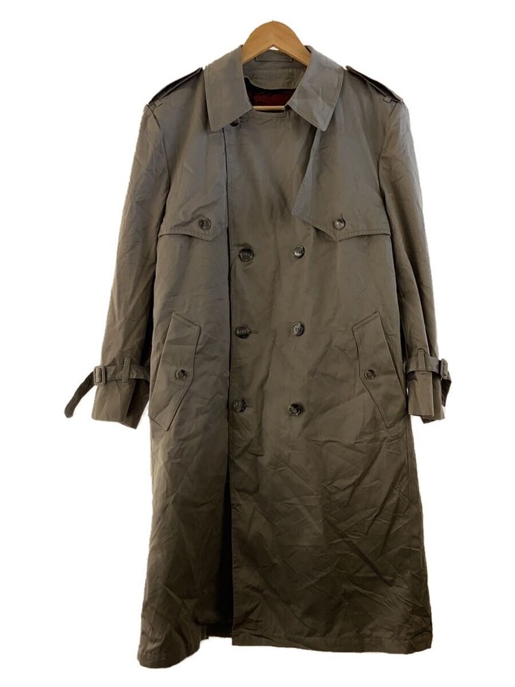 London Fog Trench Coat/40/Cotton/Gry 50301