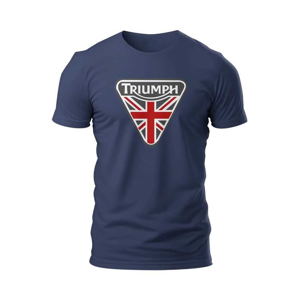 RARE Triumph Motorcycles Logo Funny T Shirt MADE IN USA