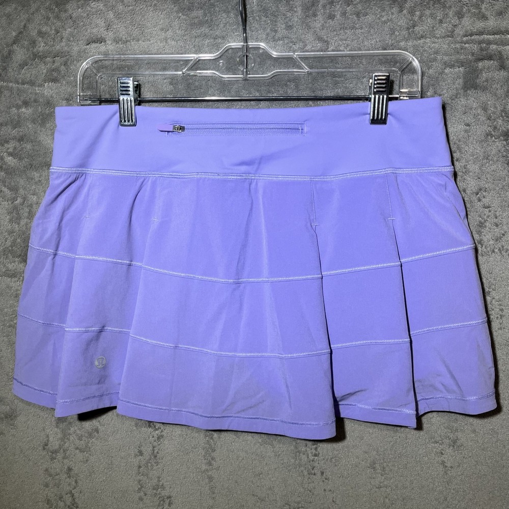 Lululemon Pace Rival Skort 8 Lavender/purple Tennis Golf Running Active Skirt