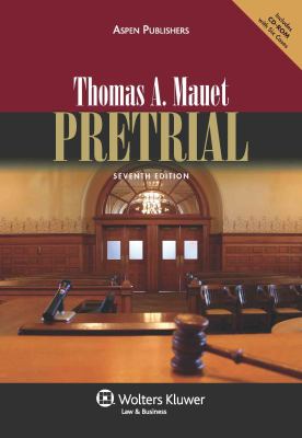 Pretrial by Mauet, Thomas A., Acceptable Book
