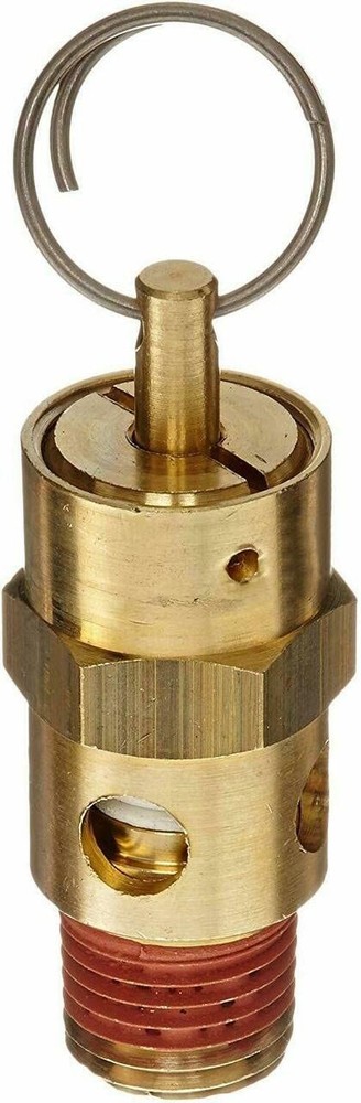 ASME Safety Pressure Relief Valve 1/4 MNPT 50PSI to 175PSI Options