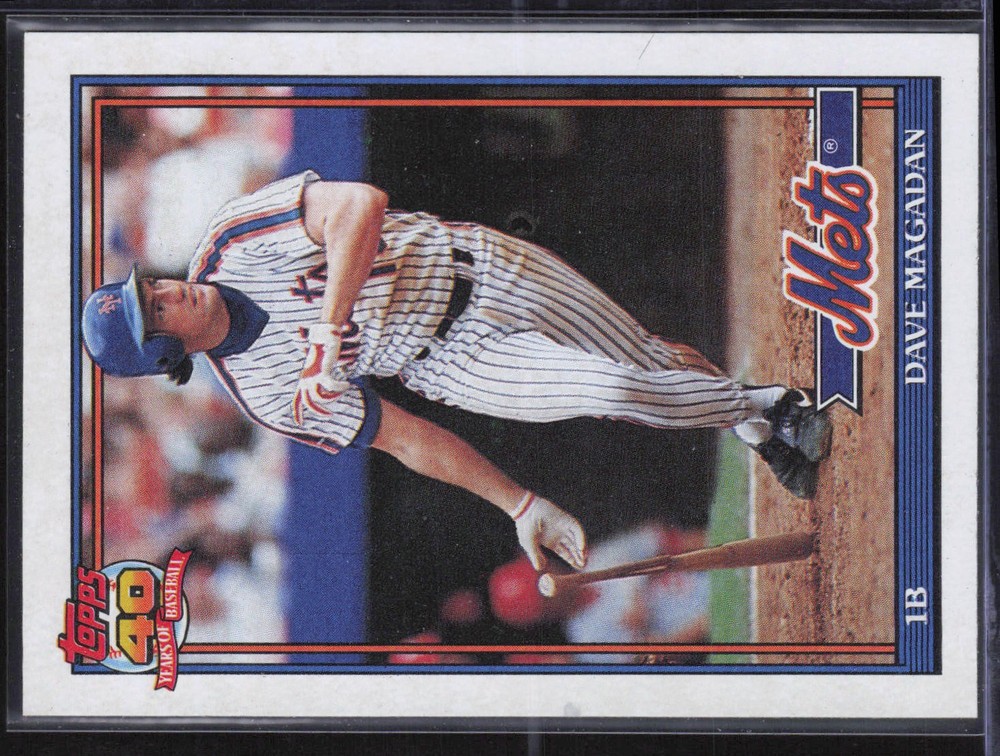 Dave Magadan 1991 Topps #480 New York Mets