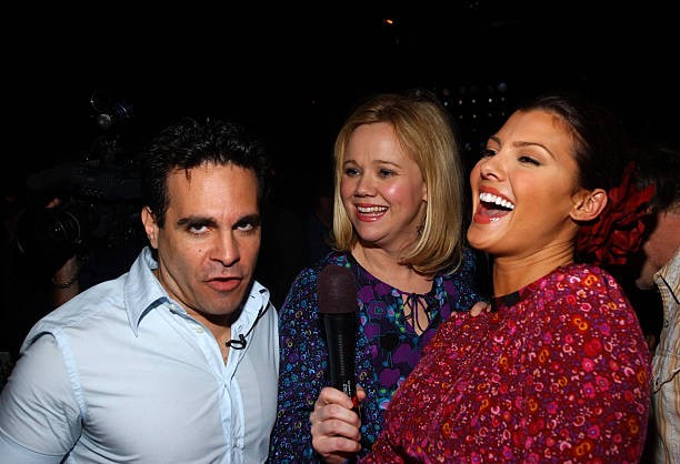 Mario Cantone Caroline Rhea and Ali Landry at Mercedes Benz Fashio- Old Photo