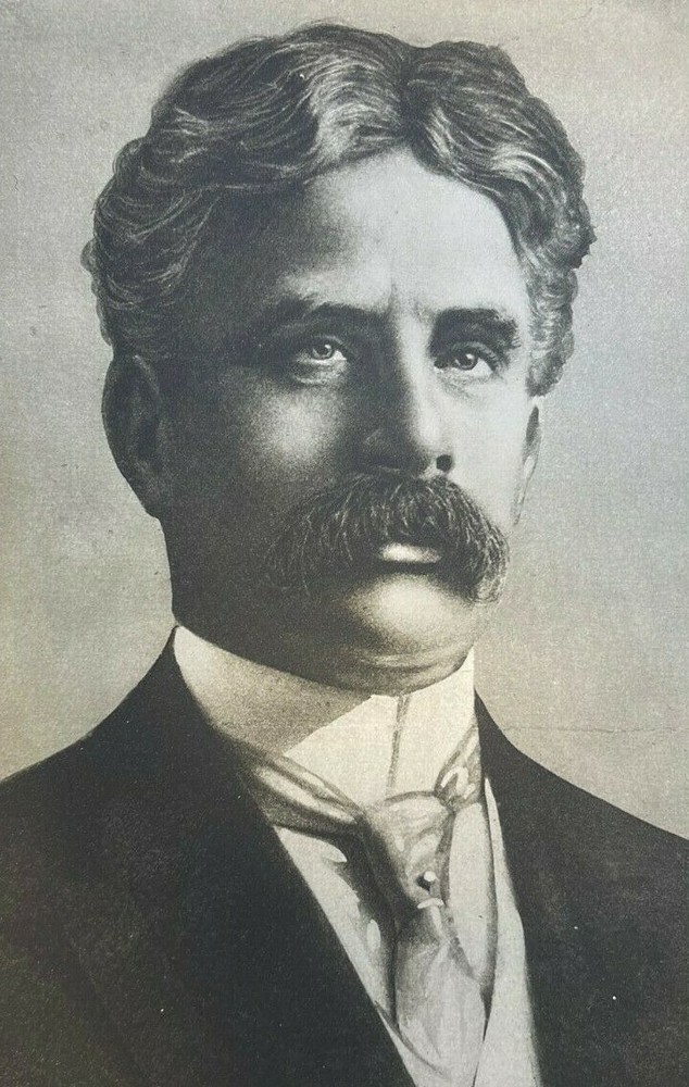 1915 Vintage WWI Illustration Sir Robert Borden Prime Minister of Canada