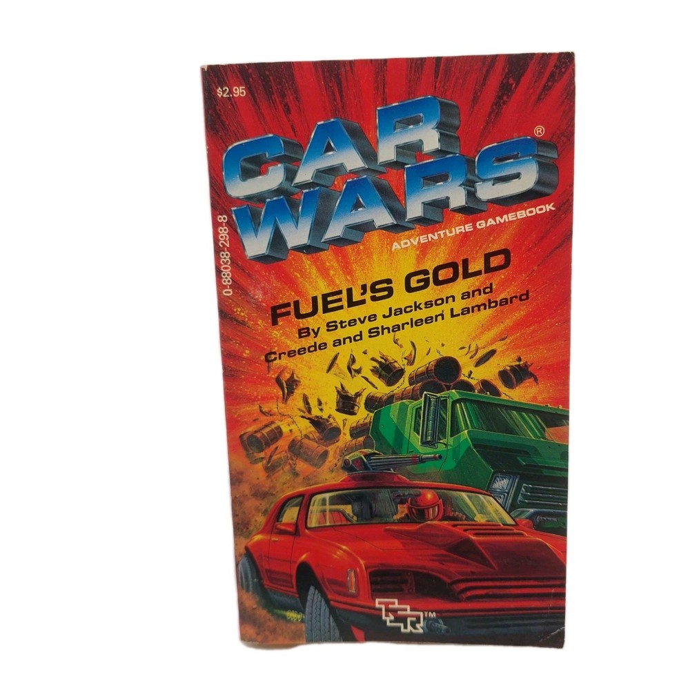 Car Wars Gamebook TSR Fuel's Gold by Steve Jackson 1986 Paperback READ