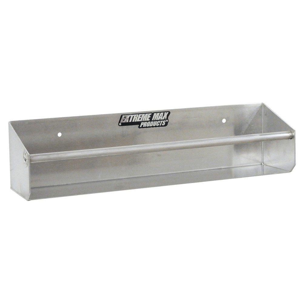 Wall-Mount Aluminum Tie-Down Storage Rack Shelf for Secure Hanging