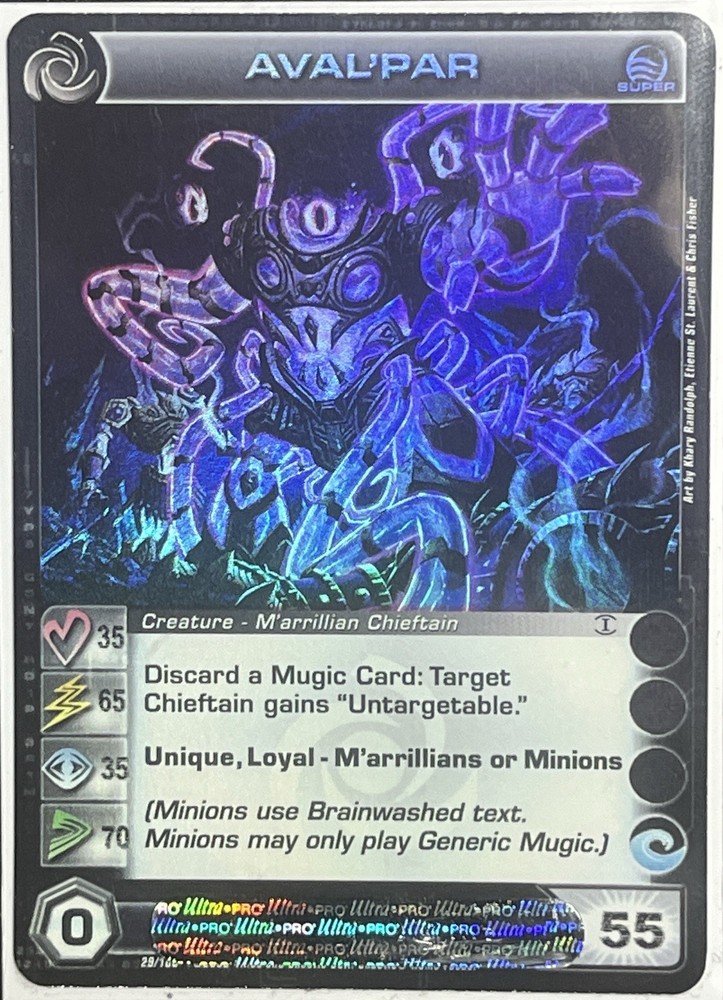 LP Chaotic Aval'par Turn of the Tide Super Rare M'arrillian Max E