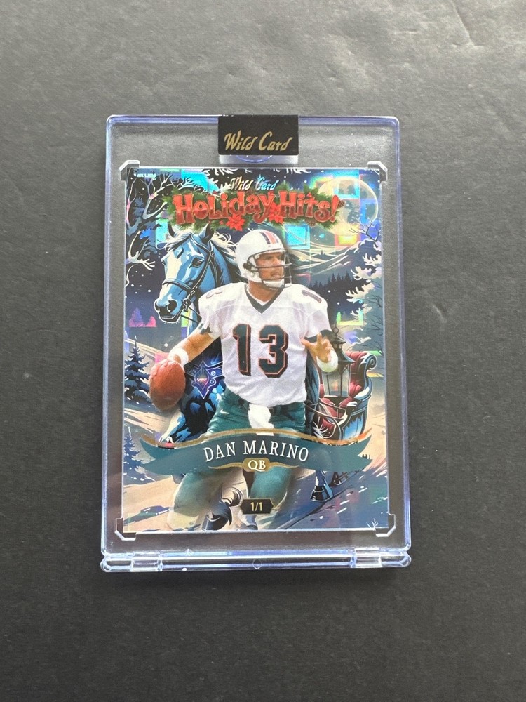 Dan Marino 1/1 Holiday His Wild Card