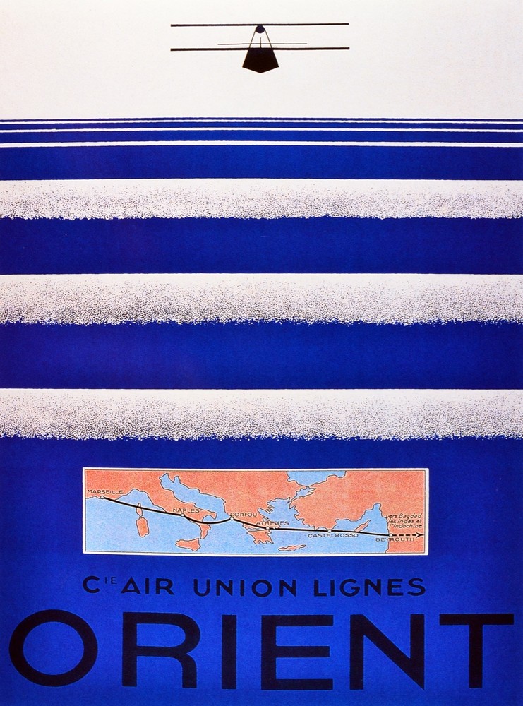 Travel Poster on Canvas.Home Room Interior design.Orient aviation.6595