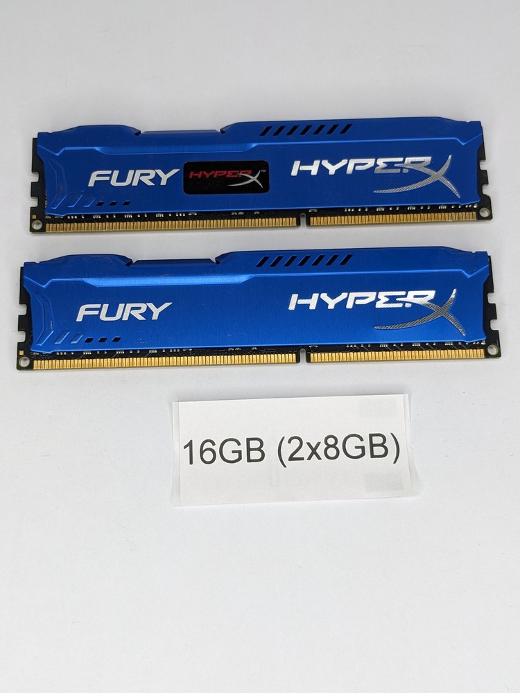 HyperX HX316C10F/8 16GB (2x8GB) 2Rx8 PC3-12800 DDR3 Desktop Memory