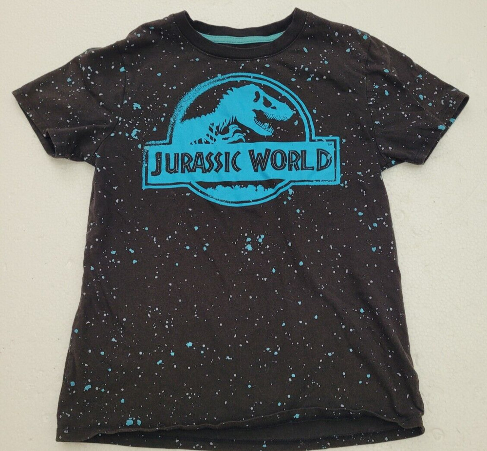 Jurassic World Tyrannosaurus Rex Shirt Boys Youth Large, Black Dinosaur Facts