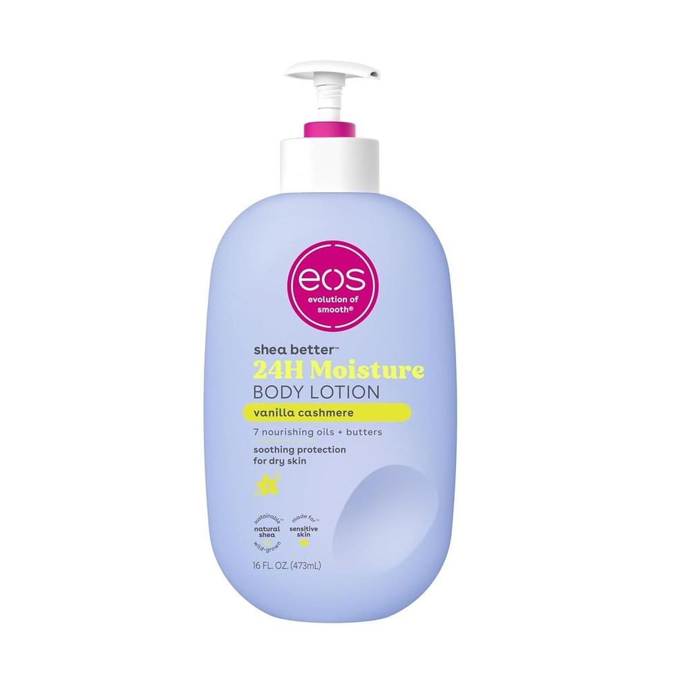 EOS Shea Better Body Lotion for Dry Skin in Vanilla Cashmere 16 oz