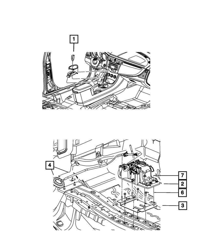 Genuine Mopar Gearshift Control Cable 5273214AG OEM Replacement