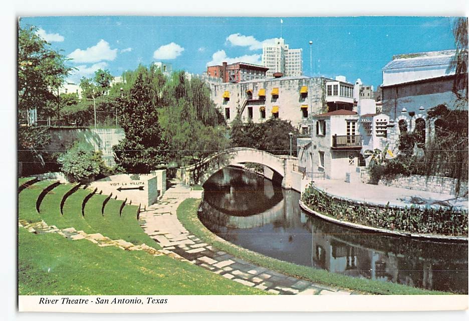 Postcard River Theatre San Antonio Texas USA