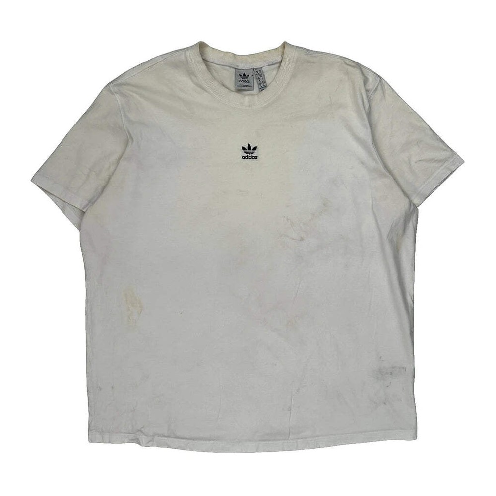 Adidas T-Shirt - 2XL White Cotton
