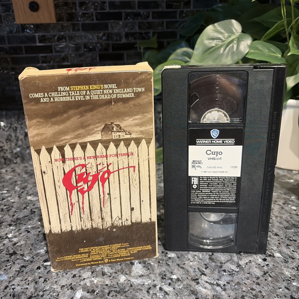 Cujo VHS 1983 Cult Classic Cult Horror Film Stephen King