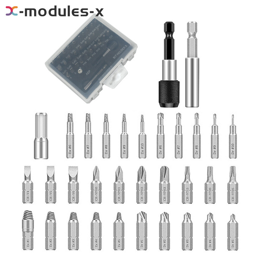 22PCs Damaged Screw Extractor Set - Speed Out Drill Bits for Broken Bolt Removal