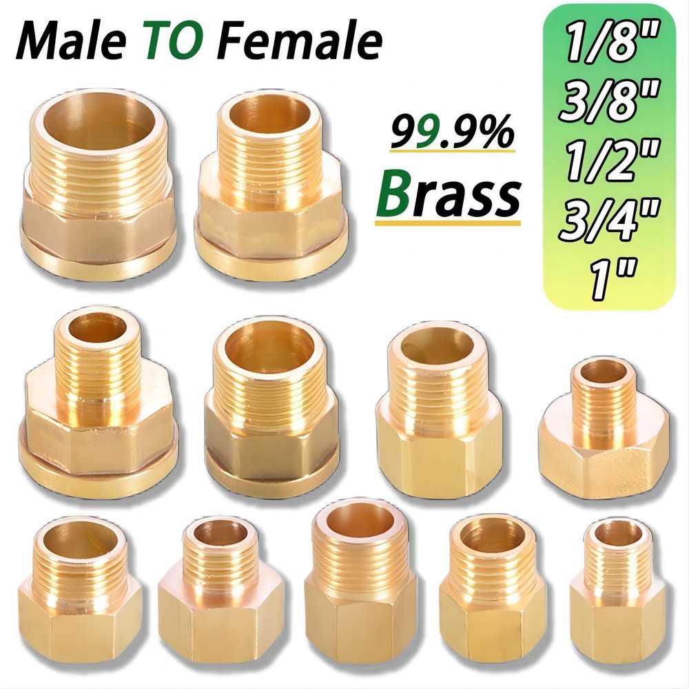 Female Male BSP Brass Reducing Bush/Coupler/Air Hose Fitting/Adaptor/Reducer