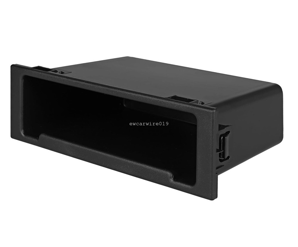 Single Din Car Radio Storage Box Dashboard Organizer For 1994-2000 Ford Mustang