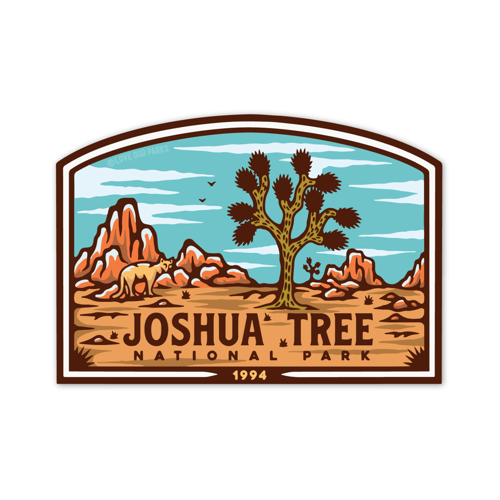Joshua Tree national park sticker weatherproof bumper vinyl decal